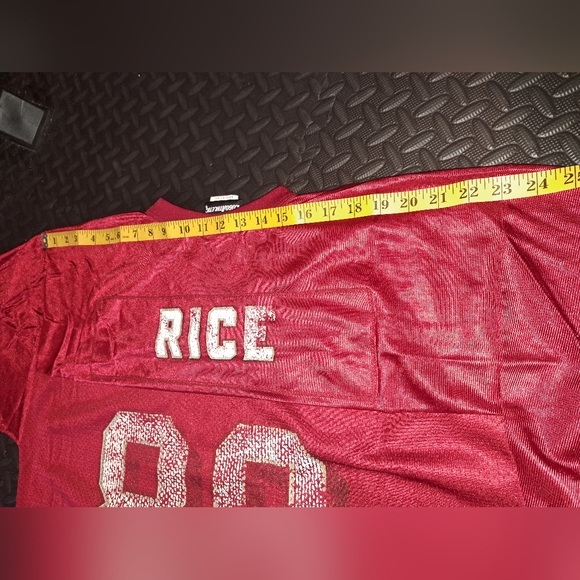 Vintage NFL #80 Jerry Rice San Francisco 49ers logo atheltic football jersey - Picture 7 of 16